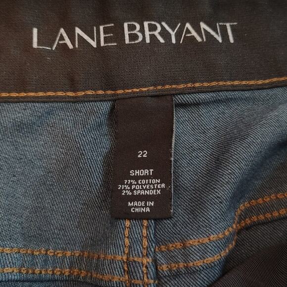 Lane Bryant Womens 22S Jeans T3 High Rise Tighter Tummy Straight Short - Picture 3 of 6